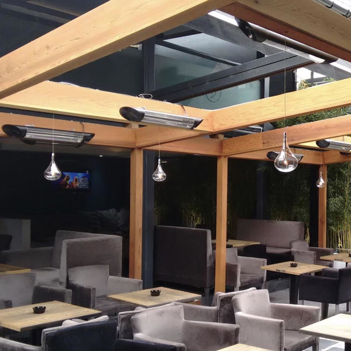 Blade S2500 Indoor and Outdoor Carbon Infrared Heater - Black