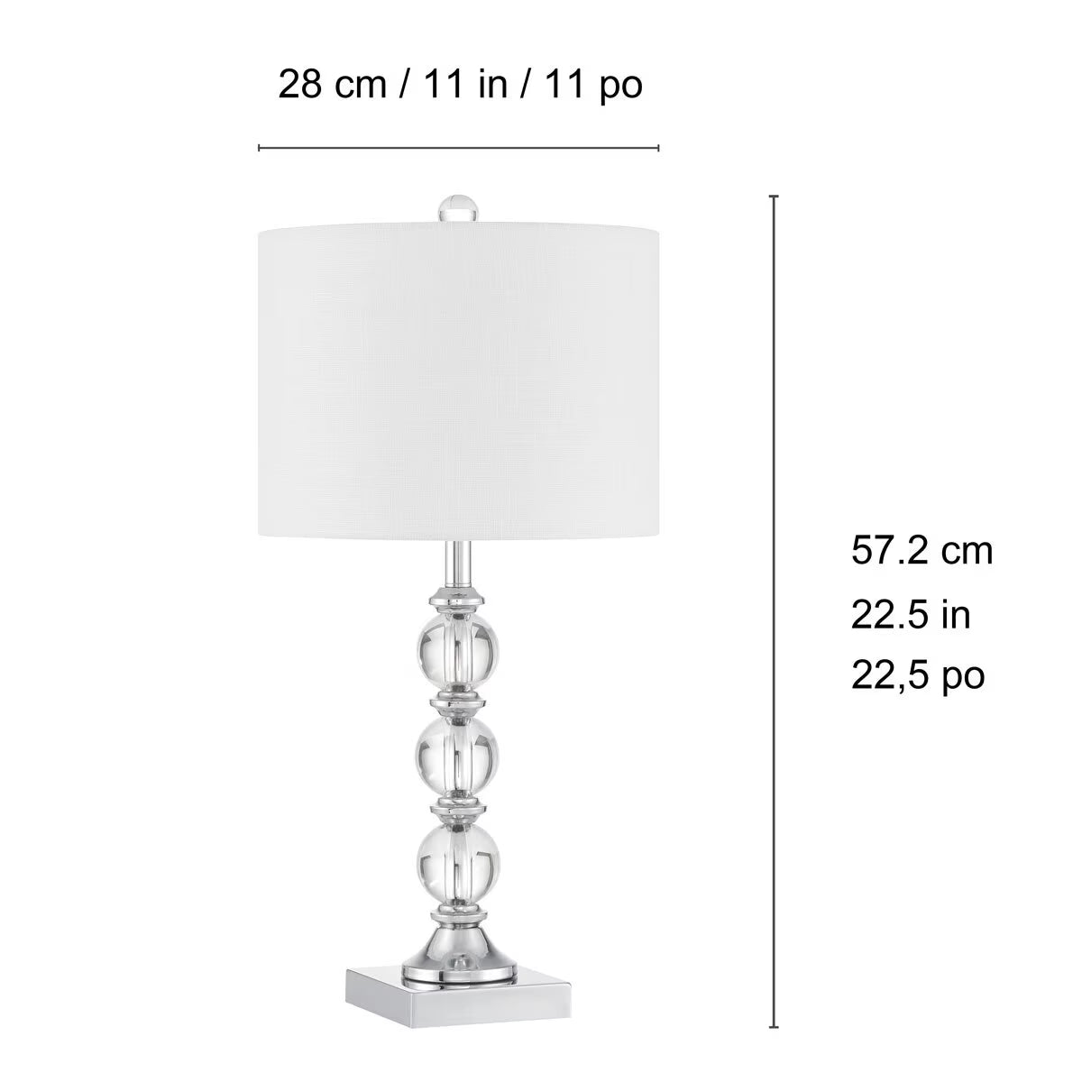 Julie Crystal Table Lamp