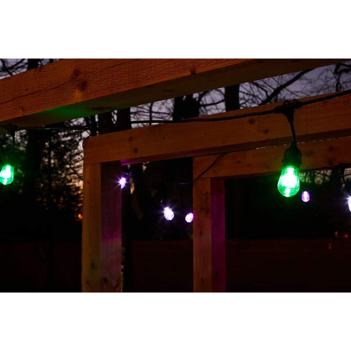 Wiz 48Ft (14.8M) Smart RGBW LED Outdoor Festoon Lights