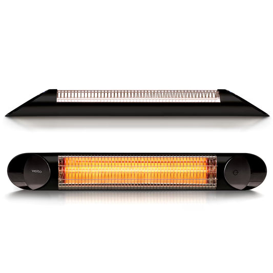 Blade S2500 Indoor and Outdoor Carbon Infrared Heater - Black