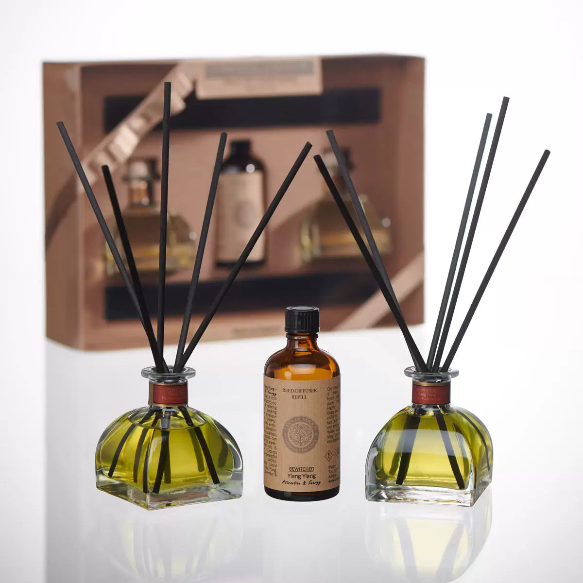 Aromatherapy 2 X 100Ml Diffuser Gift Set: Tree of Life - Oud & Cypress