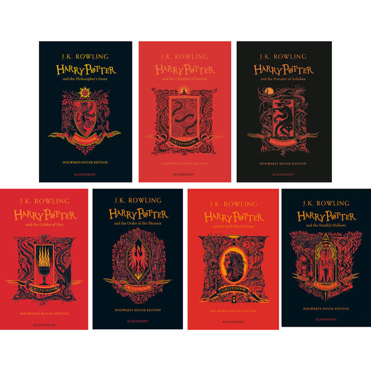 Harry Potter Gryffindor House Edition Box Set, J K Rowling (+9 Years)