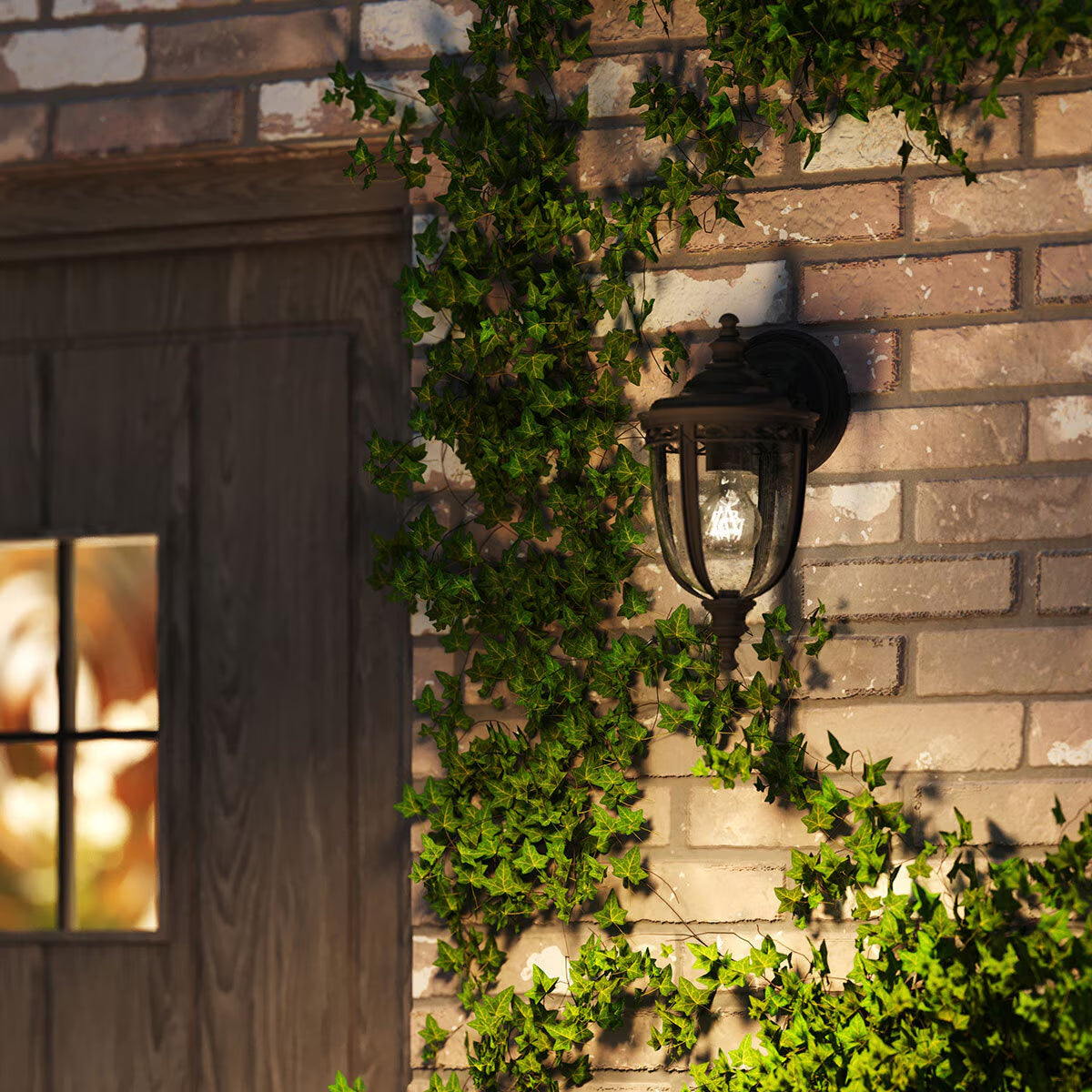 English Bridle 1 Light Exterior Wall Lantern
