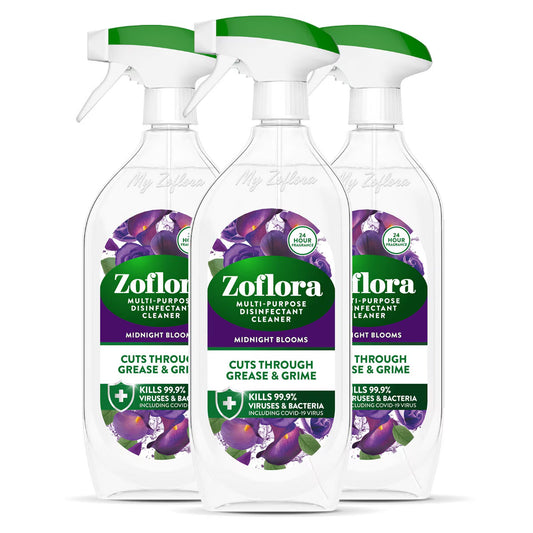 Midnight Blooms Multi-Purpose Disinfectant Cleaner, 3 X 800Ml
