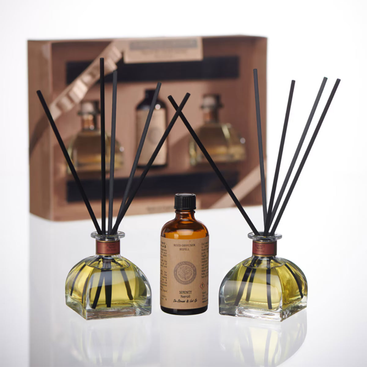 Aromatherapy 2 X 100Ml Diffuser Gift Set: Tree of Life - Oud & Cypress