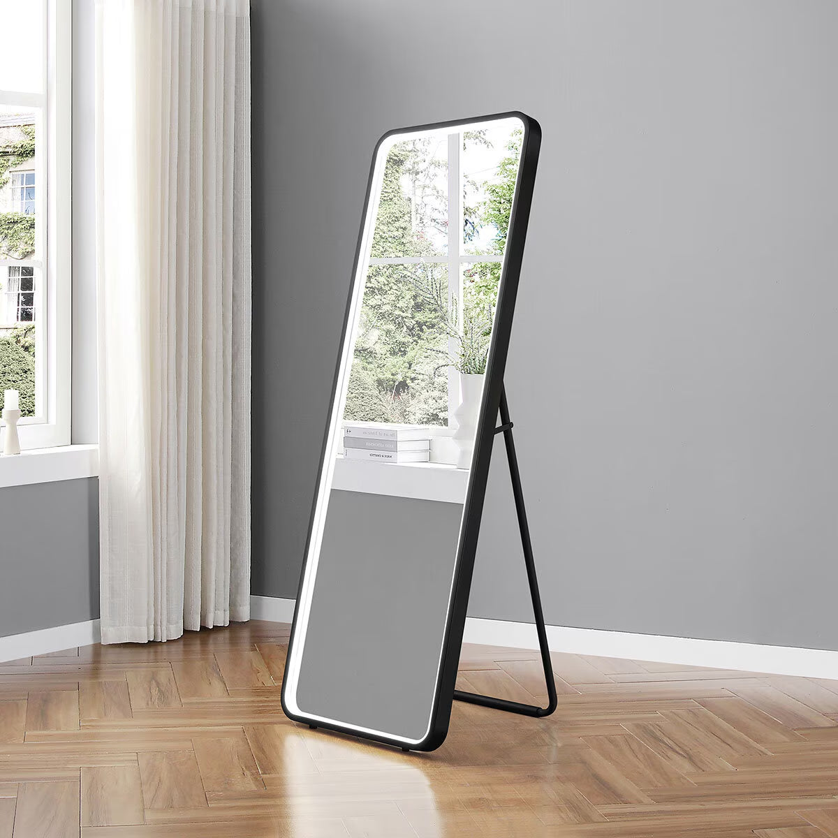 OVE Lyon LED Leaner Mirror, 51 X 152 Cm