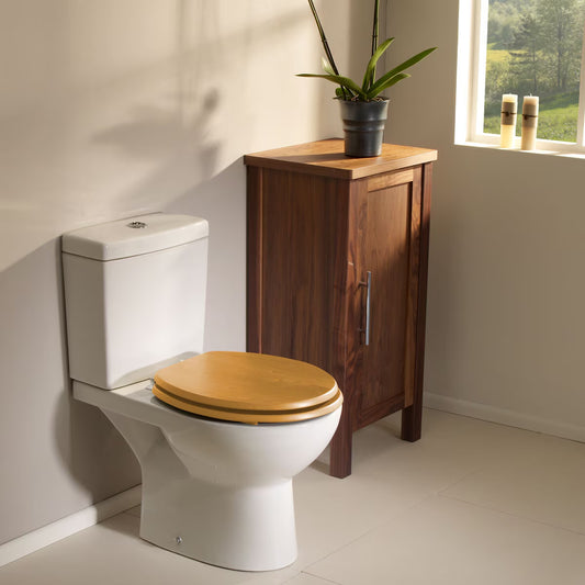 Memphis Toilet Seat in Antique Pine