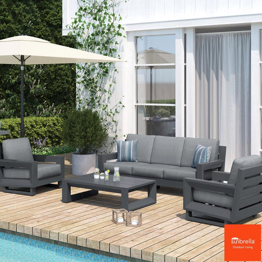Beaumont 4 Piece Deep Seating Set + Cover