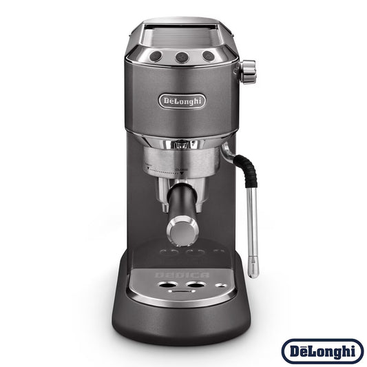 Dedica Arte Pump Espresso Coffee Machine in Grey, EC885.GY