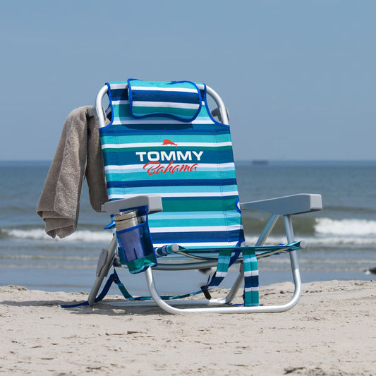 Backpack Beach Chair in Blue