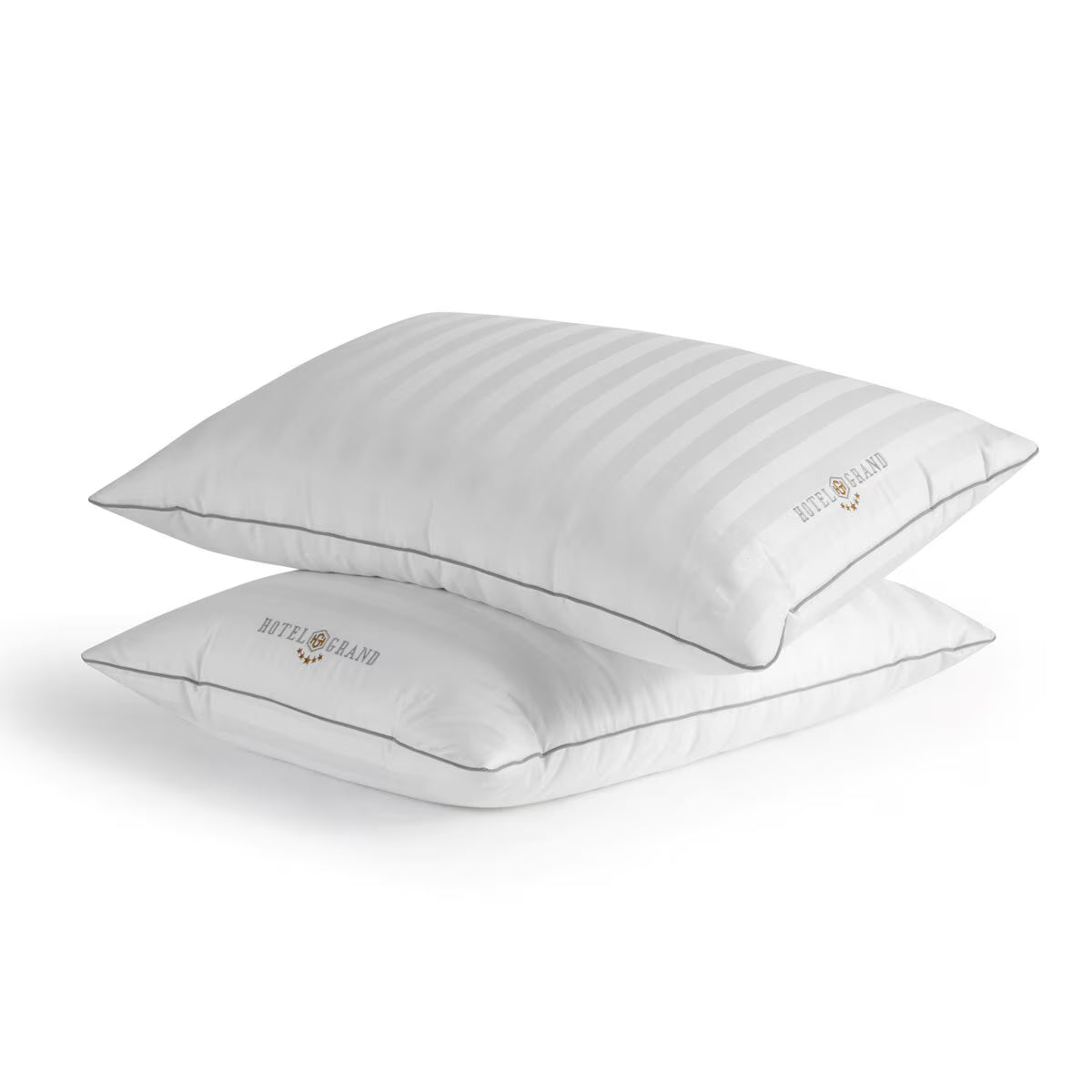 Feather & down Rolled Pillow, 2 Pack
