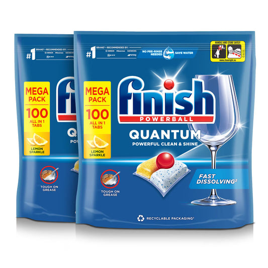 Powerball Quantum Dishwasher Tablets, 2 X 100 Pack