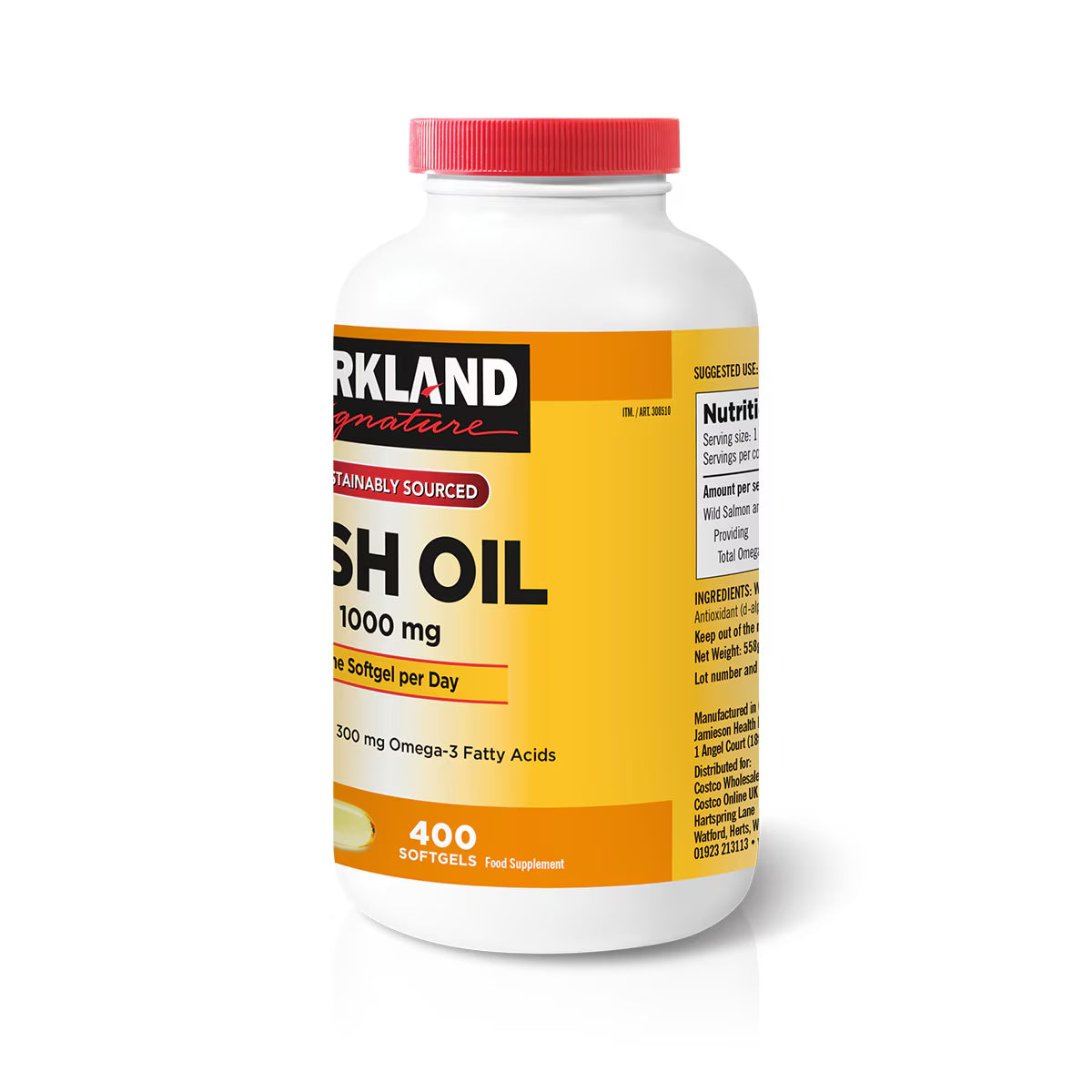 Fish Oil & Omega 3, 400 Count