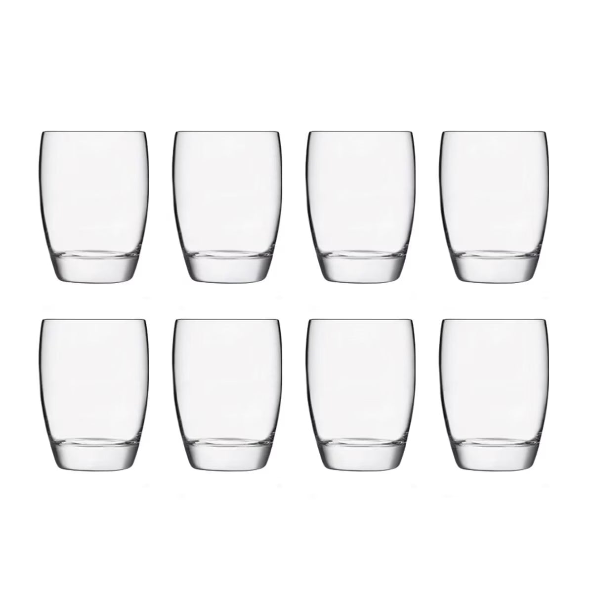 Luigi Bormioli Michelangelo D.O.F Glasses, 345Ml, 8 Pack