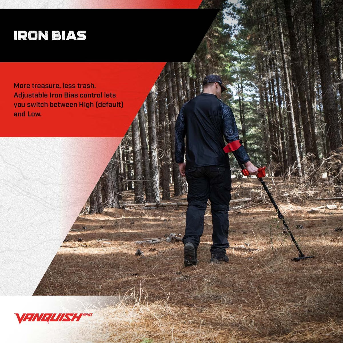 Vanquish 540 Metal Detector Bundle - Includes Pro-Find 40 Pinpointer