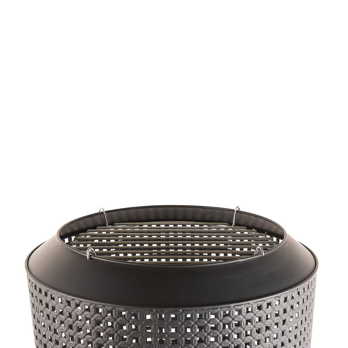 Midland Wood Burning Fire Basket + BBQ Grill
