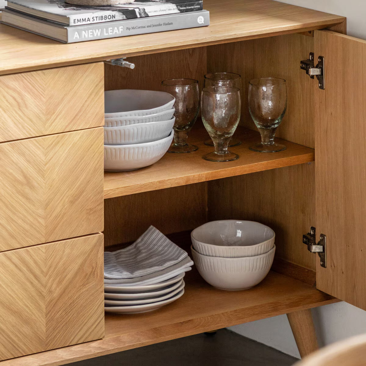 Milano Large Oak Sideboard
