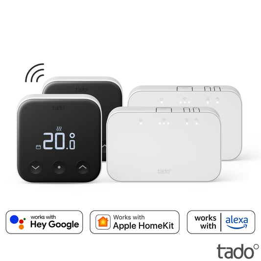 ° Wireless 2 Zone Kit (2 X Includes Wireless Thermostat X with Hot Water Control)