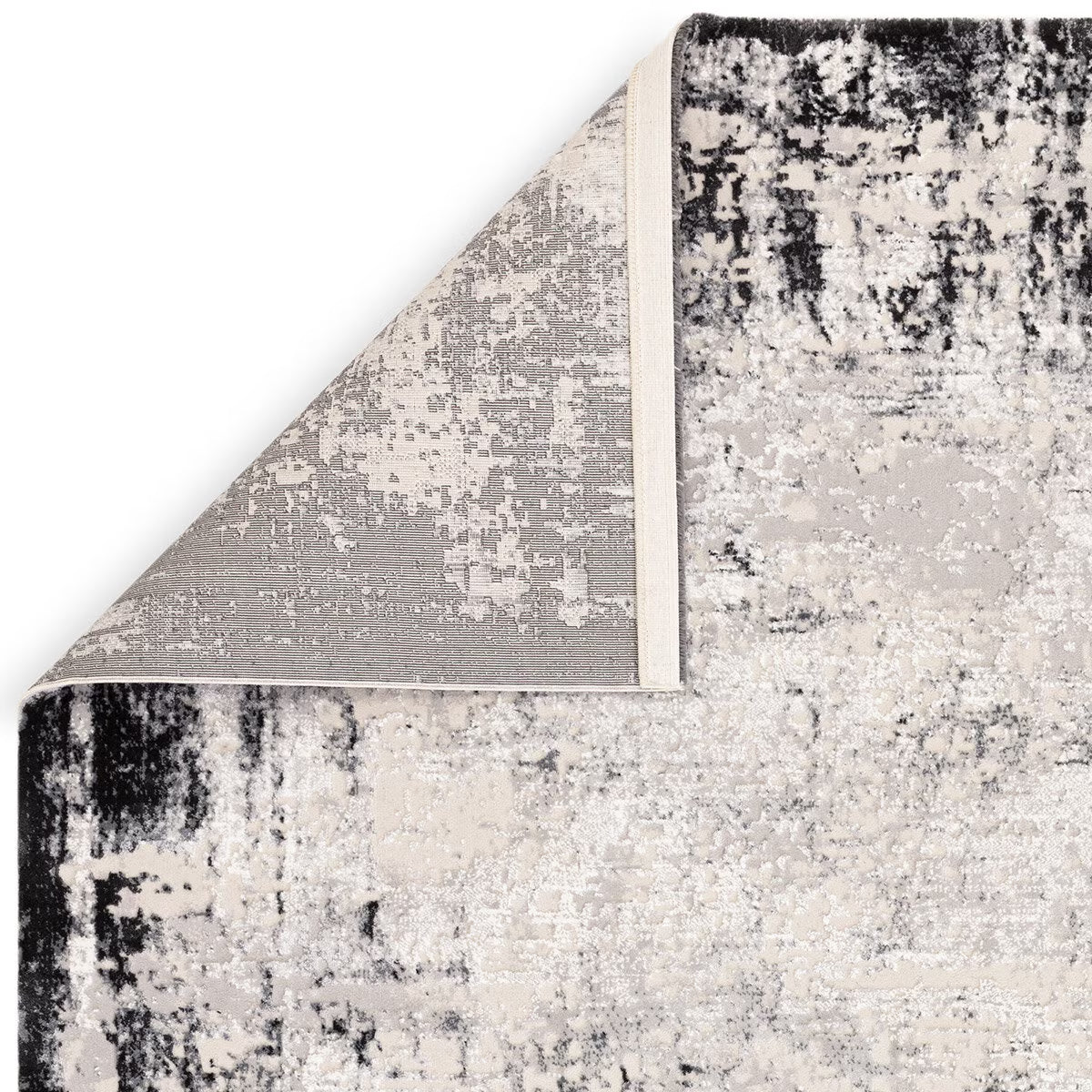Kuza Border Grey Rug, 160 X 230 Cm