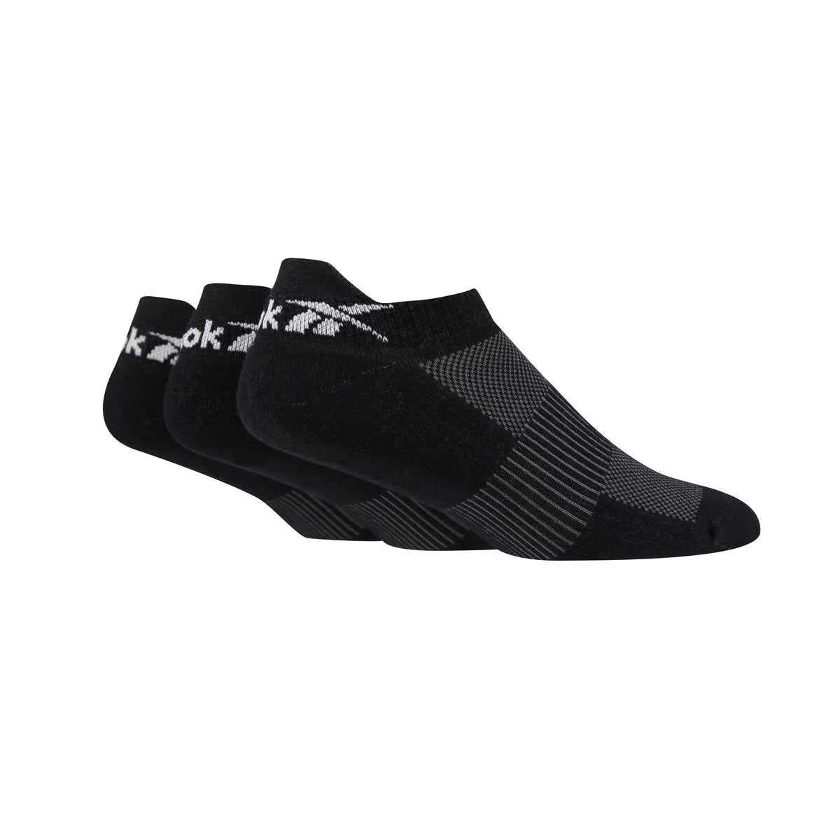 Essential Trainer Socks 6 Pack in Black, Size 4.5-6