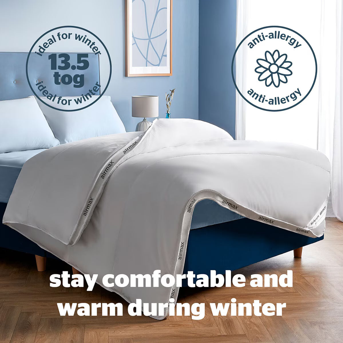 Airmax 13.5 Tog Duvet, Single
