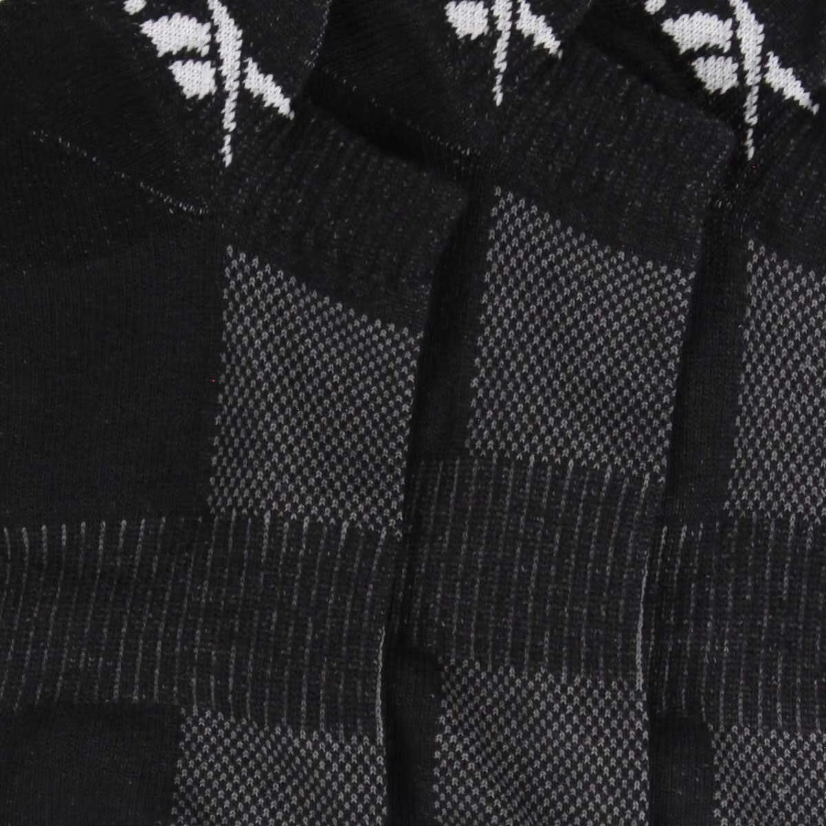 Essential Trainer Socks 6 Pack in Black, Size 4.5-6