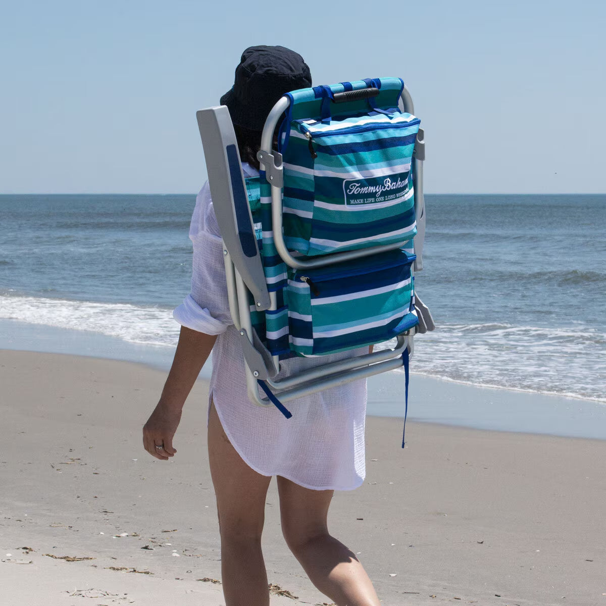 Backpack Beach Chair in Blue