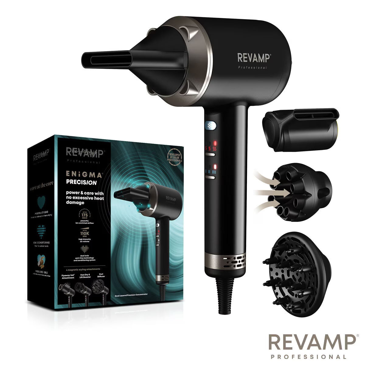 Enigma PRECISION Hair Dryer, DR-7000-GB