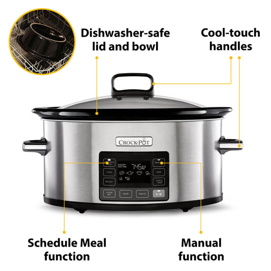 Timeselect 5.6L Digital Slow Cooker CSC066