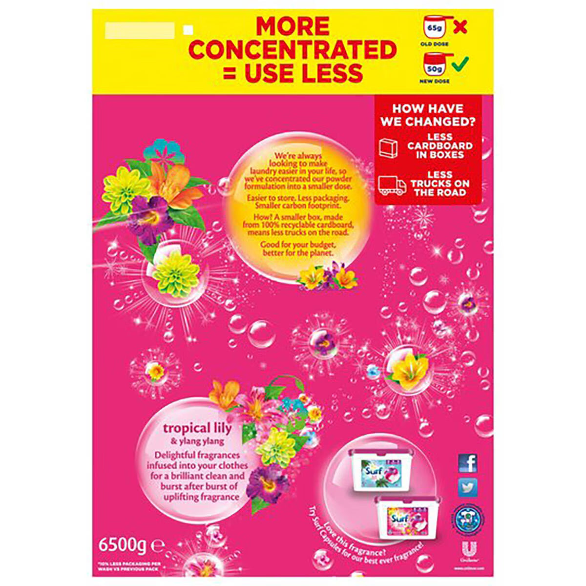 Tropical Laundry Powder, 130 Wash