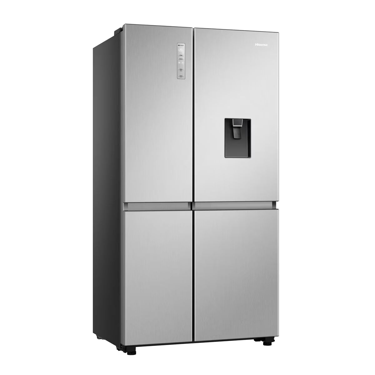 RS840N4WCE, Side by Side Fridge Freezer with Non Plumbed Water Dispenser, E Rated in Silver