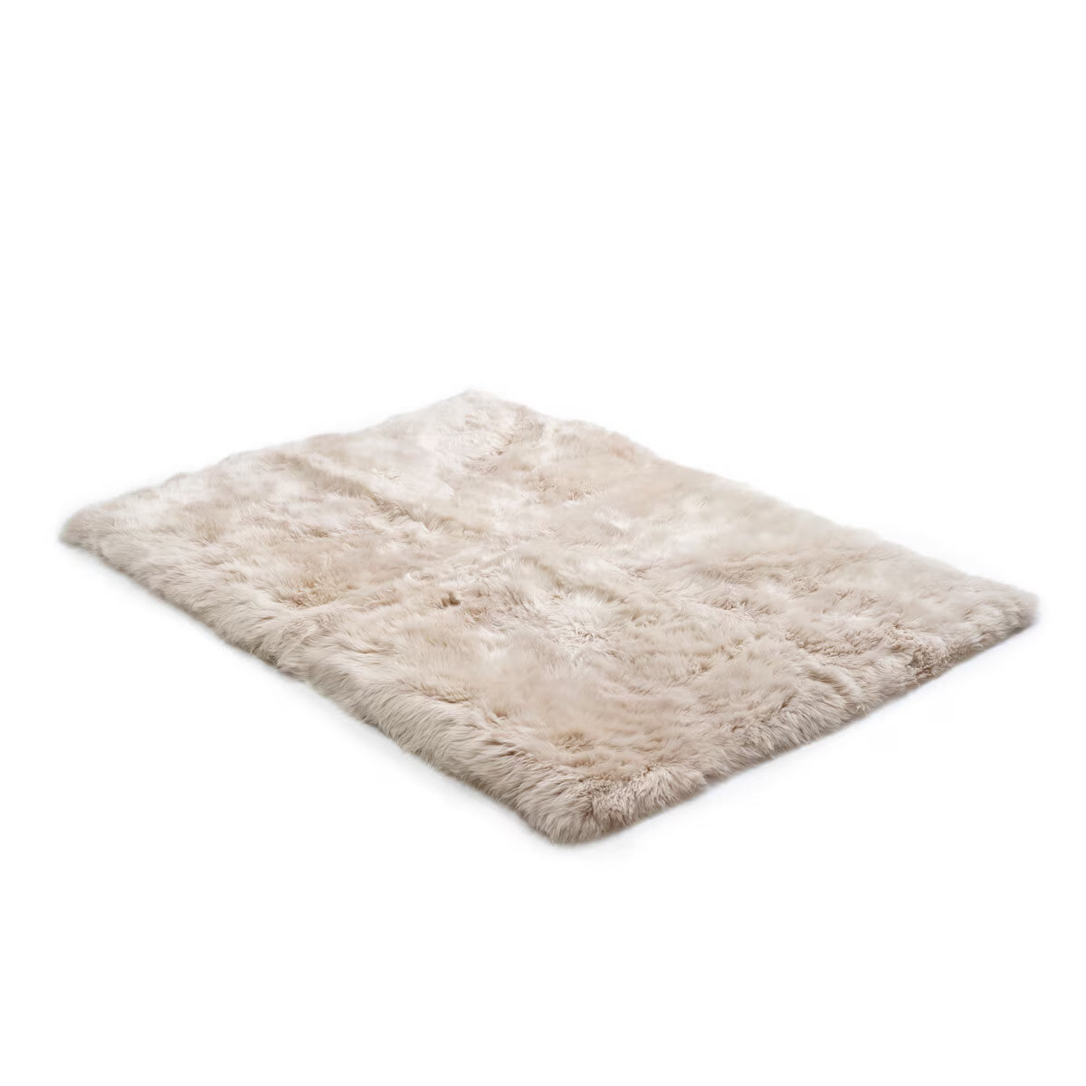 Sheepskin Area Rug 120 X 180Cm in Champagne