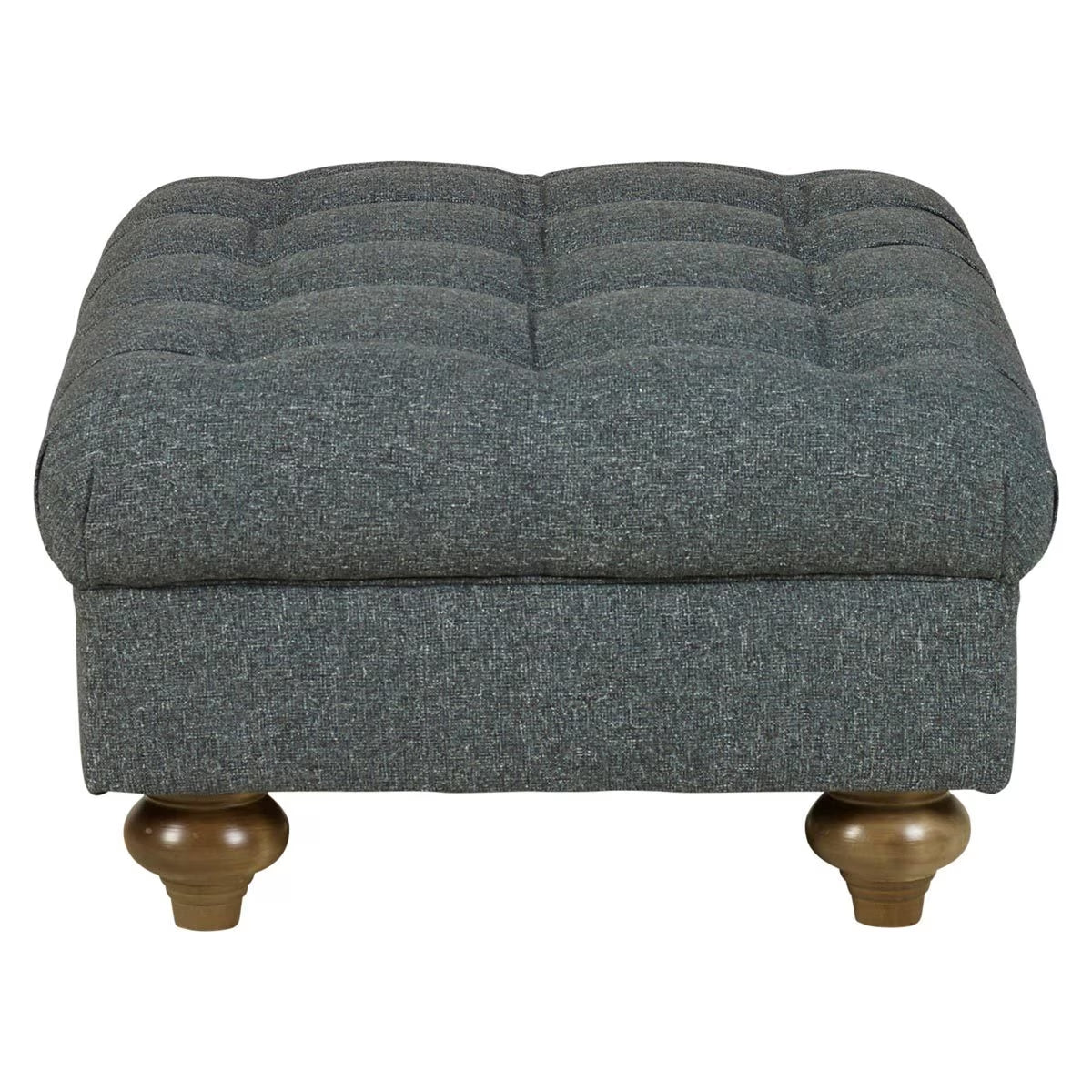 Bordeaux Fabric Footstool, Blue