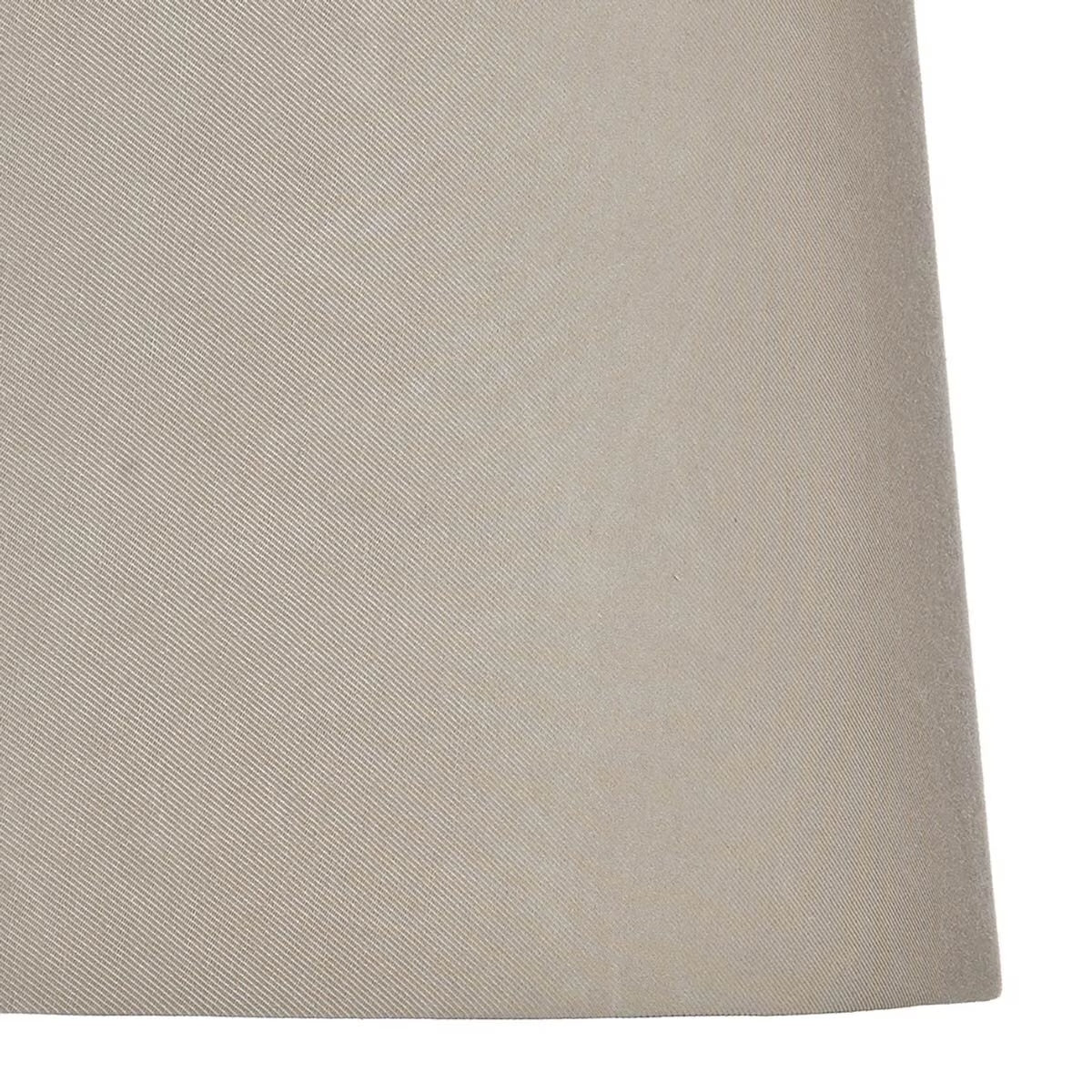 Sonia Brass & Silver Dual Table Lamp with Taupe Shade