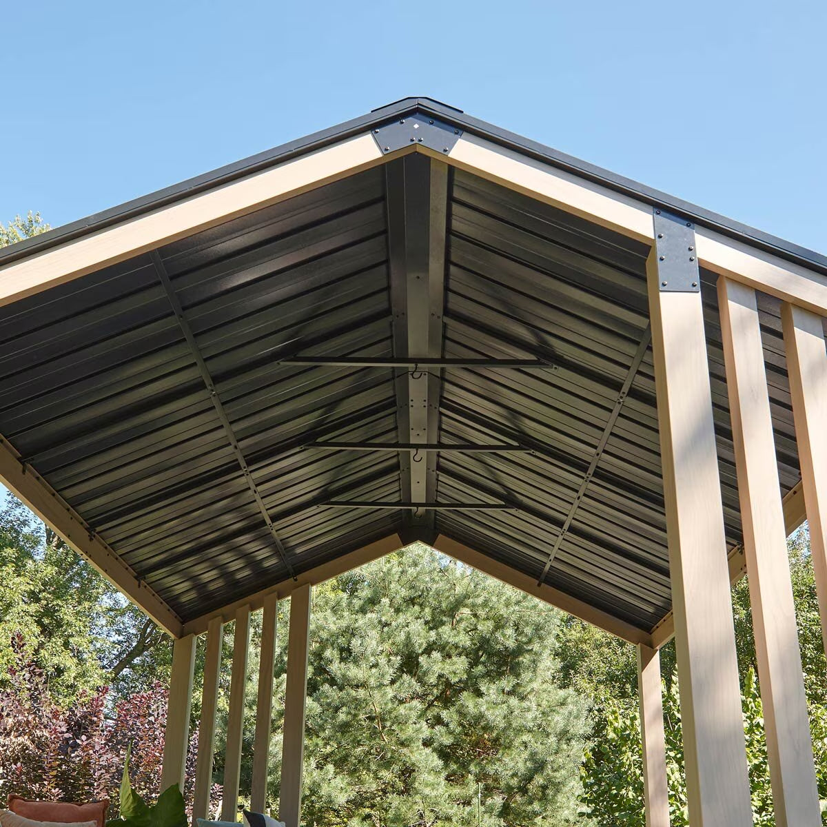 Lito 10Ft X 12Ft (3M X 3.6M) Aluminium Gazebo with Galvanised Steel Roof