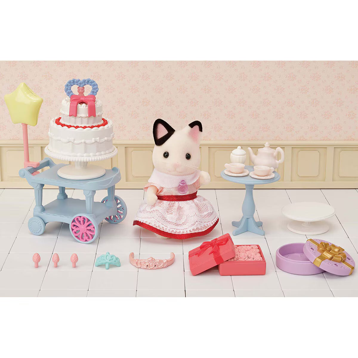 Princess Dress up Set & Party Time Tuxedo Cat Set Bundle (3+ Years)