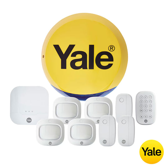 IA-320 10Pc Sync Smart Home Alarm with X4 Motion Sensors and X3 Window/Door Sensors