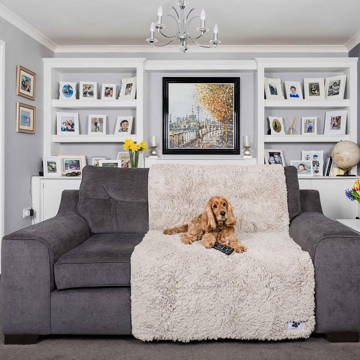 Comfy Cover in Stone, 100Cm X 170Cm