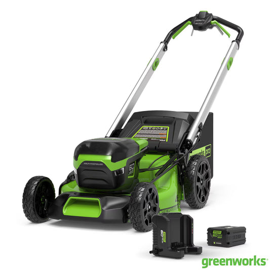 60V (4Ah) 46Cm Self-Propelled Cordless Battery Lawnmower with 1 X 4Ah Battery and 60V Charger