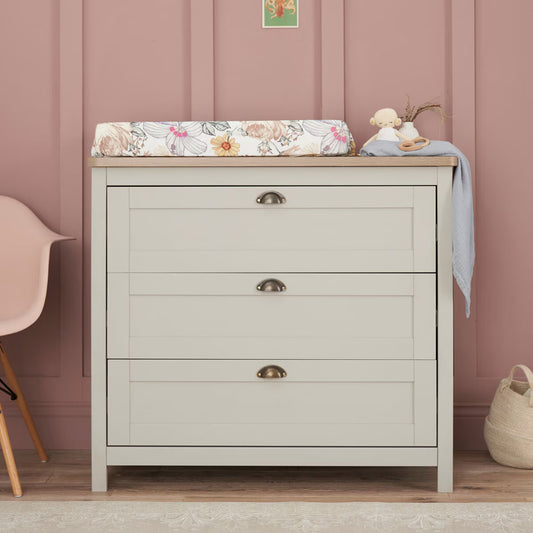 Verona Chest Changing Unit, Grey & Oak
