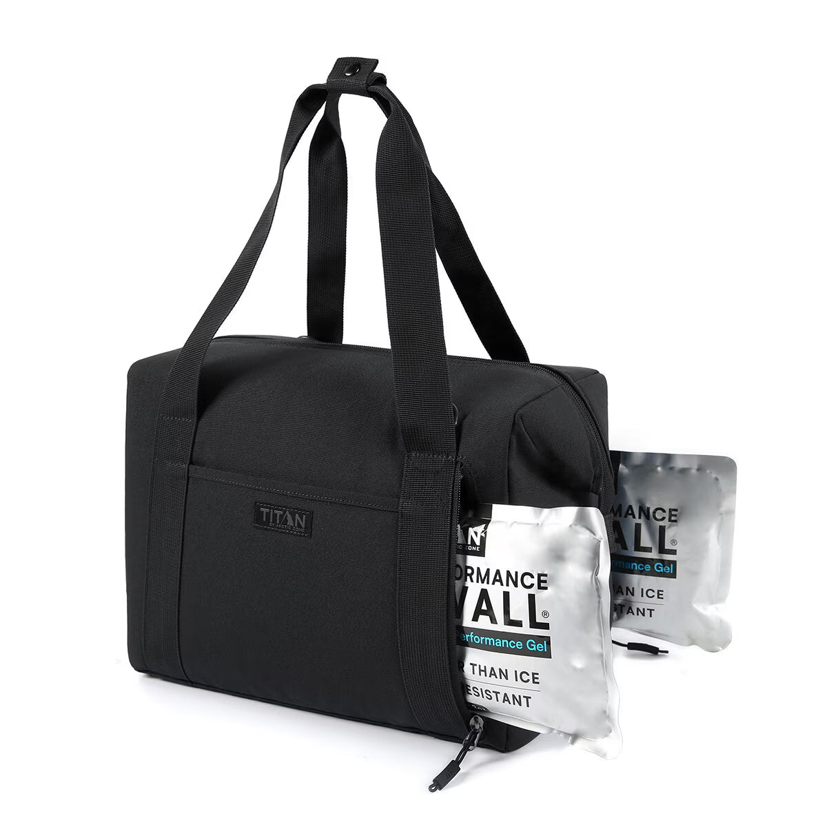 25 Can Insulated Carry-All with 2 High Performance Ice Walls in Black