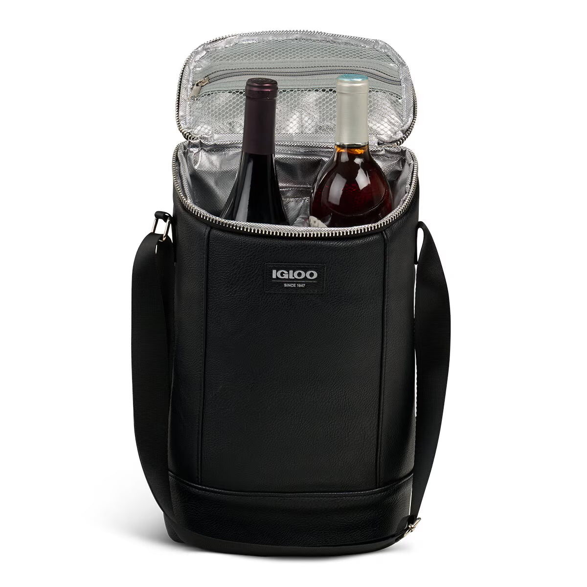 Luxe Cooler Tote Bag in Black