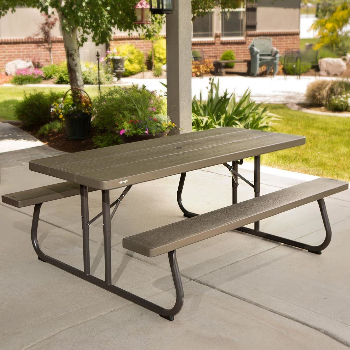 6Ft (1.82M) Classic Folding Picnic Table - Model 60112