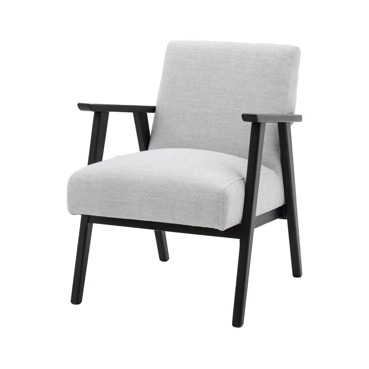 Neyland Mottled Stone Linen Armchair