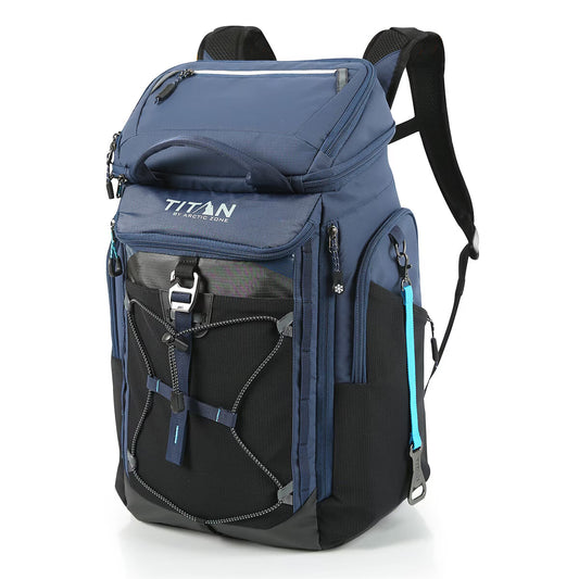 26 Can Backpack Cooler in Blue