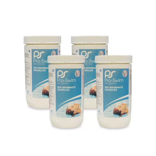 4 X 1Kg Hot Tub Bromine Granules