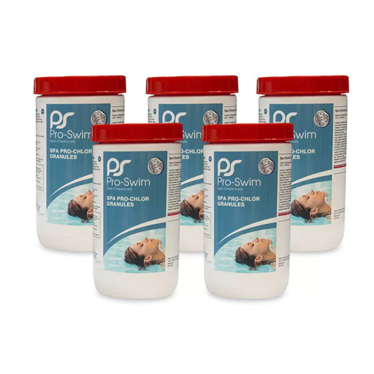 5 X 1KG Hot Tub Chlorine Granules