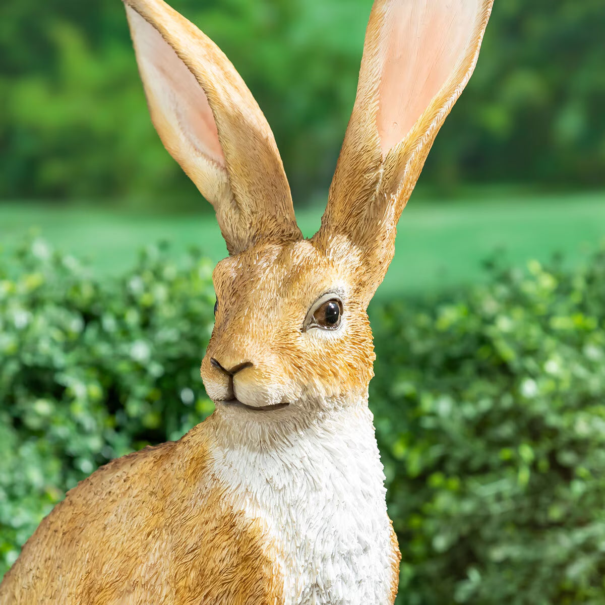 Ornamental Hare Statues, Set of 2