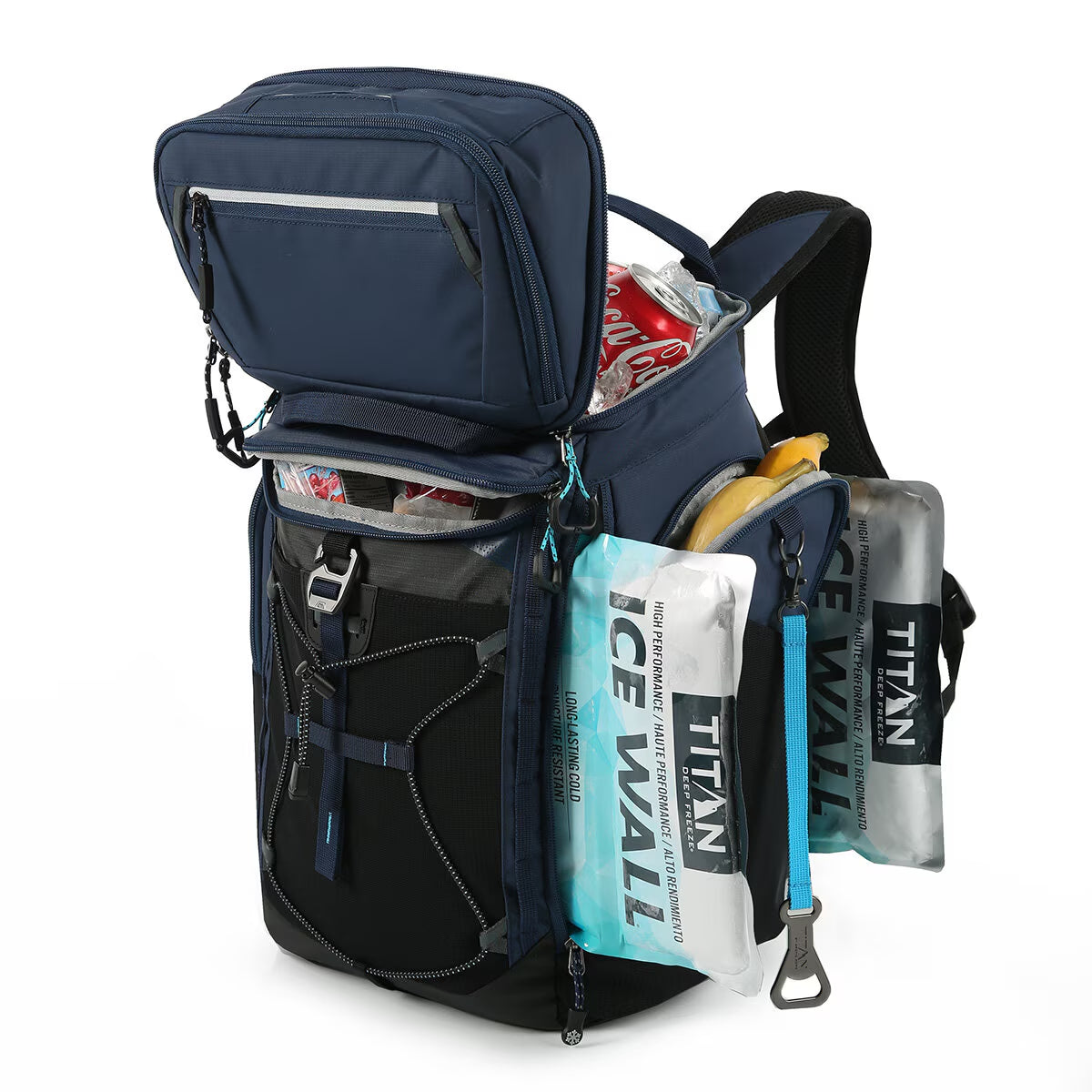 26 Can Backpack Cooler in Blue