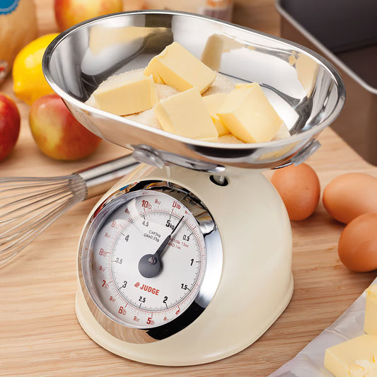Traditional Kitchen Scale in Cream